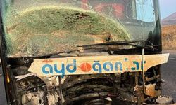 Yolcu otobüsü ile otomobil çarpıştı: 1 ölü, 3 yaralı