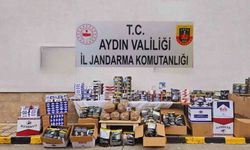 Aydın Jandarması 242 Bin Tütün Dolu Makaron Ele Geçirdi
