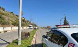 Efeler'de Motosikletten Düşerek Yaralandı