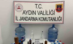 İncirliova'da Sahte Alkol Üreten Şüpheli Yakalandı