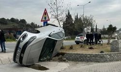 Söke'de Otomobil Kontrolden Çıktı: 1 Yaralı