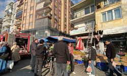 Aydın Salı Pazarında Yangın Paniği