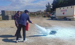 Efeler Belediyesi personeline yangın eğitimi