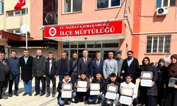 Nazilli’de Hafızlık Eğitimini Tamamlayan Öğrencilere Belgeleri Verildi