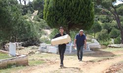 Söke'de Öz Babaları Tarafından Öldürülen Bebekler Aynı Tabutta Taşındı