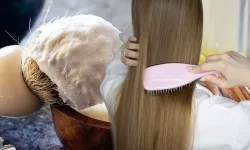 Yıpranmış saçlar için kuaföre para harcamaya son! Evde saçları güçlendiren 3 malzemeli keratin maskesi