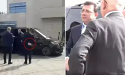 Ziyarete Dikkat Çeken An: İmamoğlu'nu Ellerini Arkada Bağlayarak Bekledi!