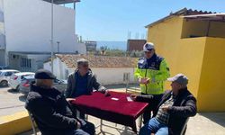 Efeler’de Jandarmadan Kask Kullanımı Bilgilendirmesi