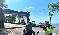 Kuşadası’nda motosiklet sürücüleri bilgilendirildi