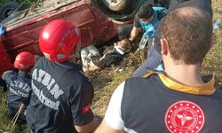 Sultanhisar’da Otomobil Su Kanalına Uçtu!