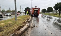İncirliova’da Trafik Kazasına Müdahaleden Dönen İtfaiye Ekibi Kaza Yaptı