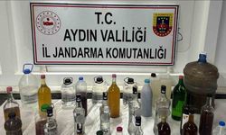 Çine'de sahte alkol üretip piyasa süren şüpheli yakalandı