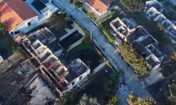 Seferihisar'daki yangında 50 konut yandı