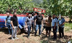 Başkan Zencirci orman yangını çalışmalarını yerinde takip etti