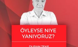 Duran Teke yazdı: Öyleyse Niye Yanıyoruz?