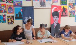 Büyükşehir’in yetişkinler için yaz resim kursları devam ediyor