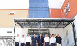 Kaymakam Taş, Köşk Adnan Menderes İlkokulu inşaatında incelemede bulundu
