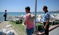 Kuşadası plajlarında ‘Kıyı Kanunu’ denetimi