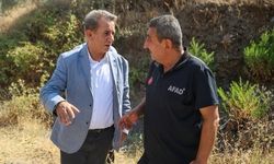Başkan Yetişkin yangın bölgesinde