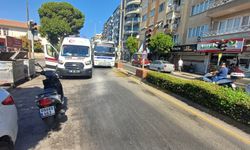 Efeler'de otomobille motosiklet çarpıştı: 1 yaralı