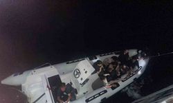 Didim açıklarında 15 düzensiz göçmen kurtarıldı
