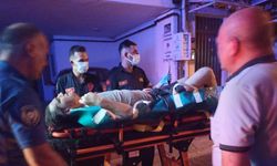 Evde düştü ekipler alarma geçti