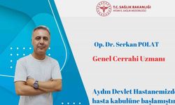 Aydın Devlet Hastanesi’nde yeni Genel Cerrah Polat göreve başladı