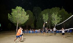 Çine’de sokak voleybolu turnuvası başladı