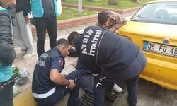Aydın'da Eski Otogar Alanında Yürürken Bir Anda Ayağı Mazgala Sıkışan Adamı İtfaiye Kurtardı