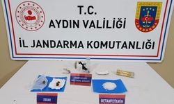 Efeler'de yasaklı madde satışı yaparken yakalandı