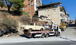 Bozdoğan’da yol kenarları hurda araçlardan temizlendi