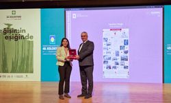 Başkan Yetişkin'in örnek projesinin ödülü teslim edildi