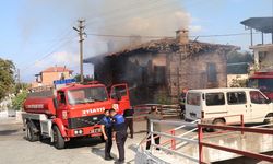 Bozdoğan’da ev yangını