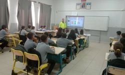 Merkez Ortaokulu Öğrencilerine Emniyet Kuralları Anlatıldı