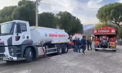 Bozdoğan'da başlayan yangın büyüyor