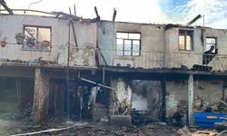 Bozdoğan’da çıkan yangında bir ev tamamen yandı bir evde büyük hasar oluştu