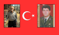 Aydın'da şehit babası vefat etti