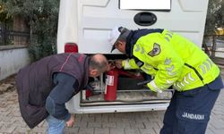 Aydın Jandarma öğrenci servislerini denetledi