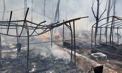 Fethiye’de onlarca karavan ve bungalov küle döndü