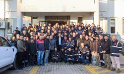 Başkan Yetişkin, çalışma arkadaşlarının yeni yılını kutladı