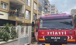 Efeler'de yemek yaparken evini yakıyordu