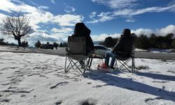 Paşa Yaylası'nda kar keyfi