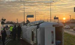 Sultanhisar'da işçi minibüsü devrildi: 16 yaralı