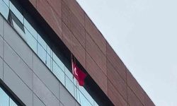 Türk bayrağına saldırıya Aydın'dan tepki: 30 metreye tırmanıp zirveye astı