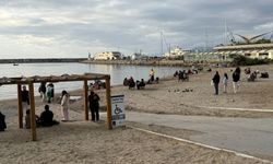 Kuşadası'nda fırtına sonrası bahar havası: Sahiller yeniden canlandı