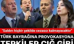 Türk bayrağına provokasyona tepkiler çığ gibi