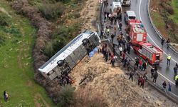 Antalya'da yolcu otobüsü şarampole yuvarlandı: 8 ölü, 26 yaralı