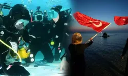 Türk dalgıç suda 36 saat kalıp dünya rekoru kırdı