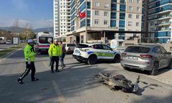 Söke'deki trafik kazasında motosiklet sürücüsü yaralandı