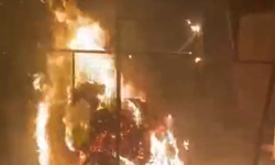 Akaryakıt istasyonunda yangın paniği: Facianın eşiğinden dönüldü